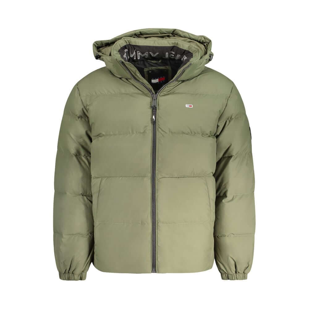 Tommy Hilfiger Green Polyester Men Jacket TO-33218-S