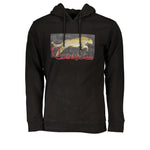 Cavalli Class Black Cotton Men Sweater CA-26756-S