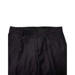 Dolce & Gabbana Black Wool Patterned Formal Pants PAN75339-44