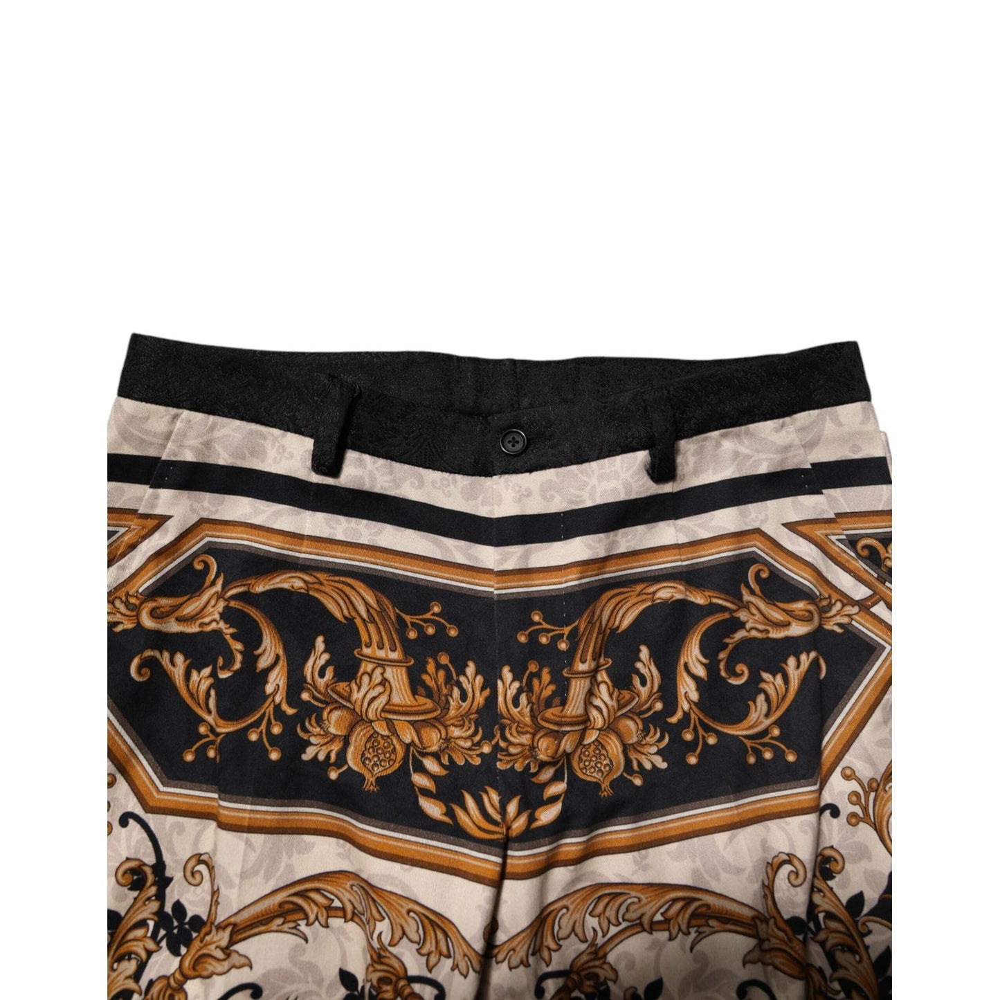 Dolce & Gabbana Multicolor Floral Print Dress Pants PAN76441-46