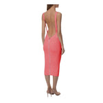 Balmain Pink Viscose Dress BA-15518-IT40|S