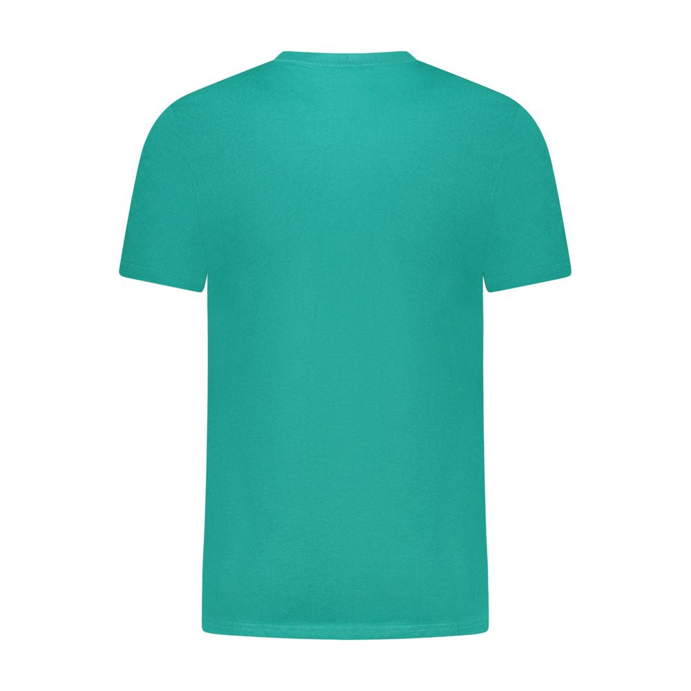 Cavalli Class Green Cotton T-Shirt CA-38696-M