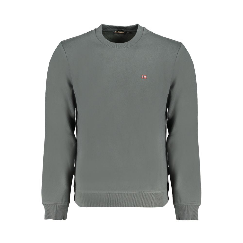 Napapijri Green Cotton Sweater NA-31578-XXL