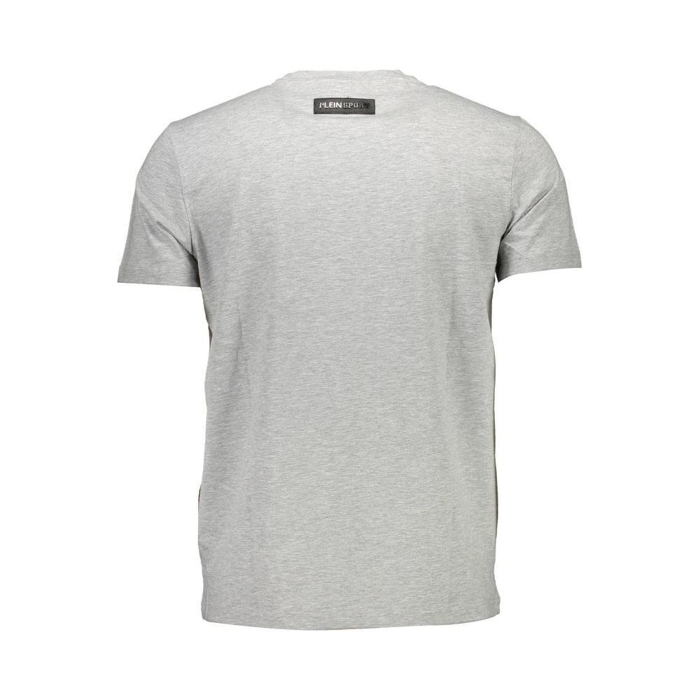 Plein Sport Brown Cotton Men T-Shirt PL-36841-S