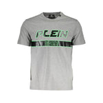 Plein Sport Brown Cotton Men T-Shirt PL-37385-S