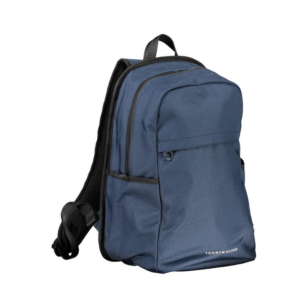 Tommy Hilfiger Blue Polyester Backpack TO-32173