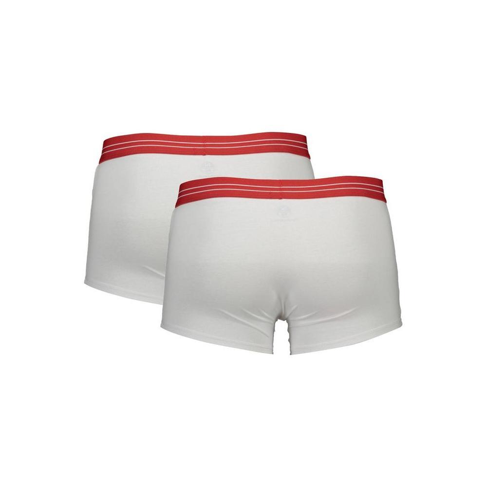 North Sails White Cotton Men Boxer NO-37671-S