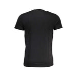 Cavalli Class Black Cotton T-Shirt CA-28464-XL