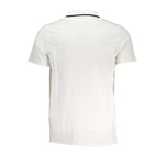 Fila Sleek White Cotton Polo with Contrast Accents FI-28751-S