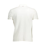 Napapijri White Cotton Men Polo Shirt NA-37214-S