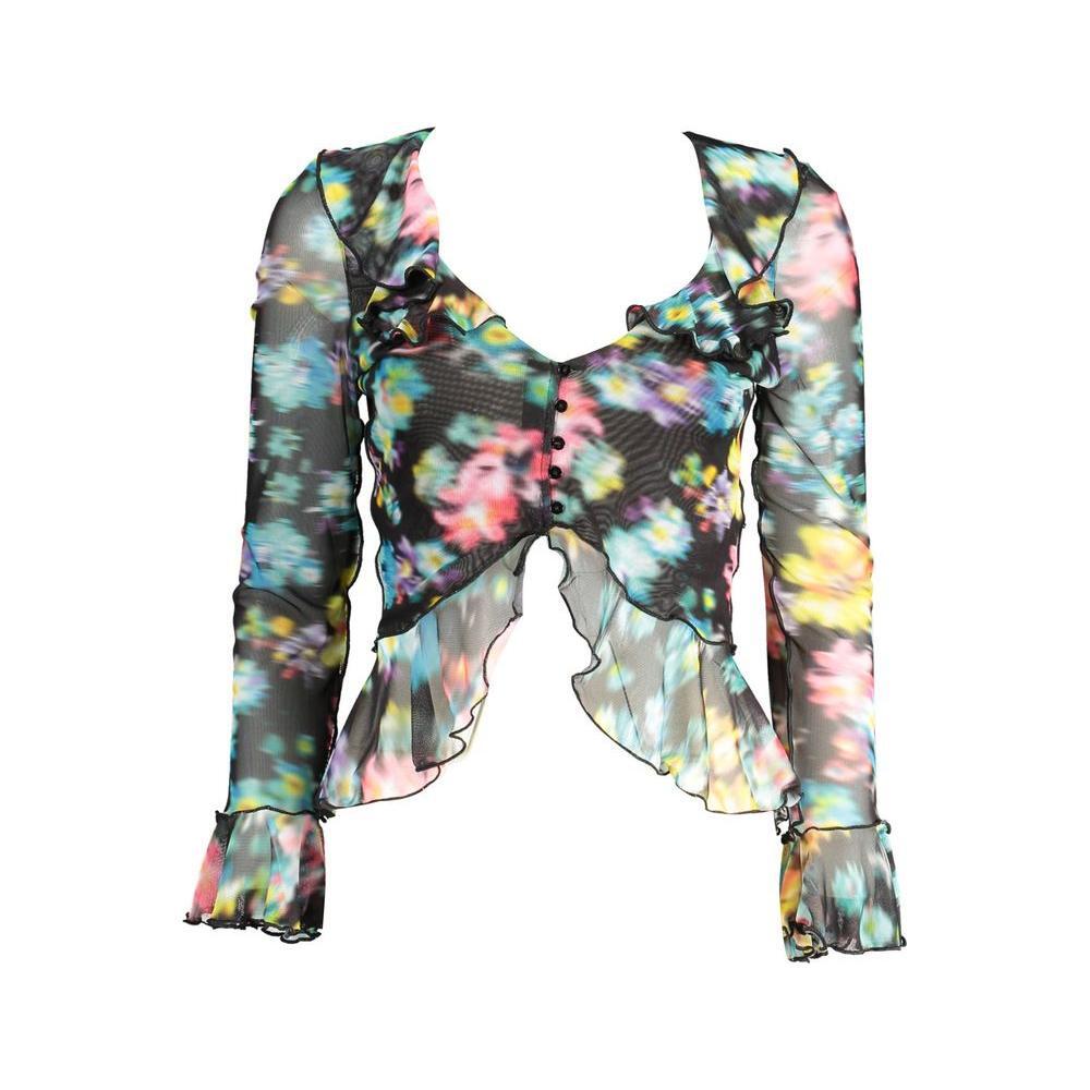 Desigual Black Polyester Women T-Shirt DE-19501-M