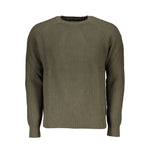 North Sails Green Cotton Men Sweater NO-23339-M