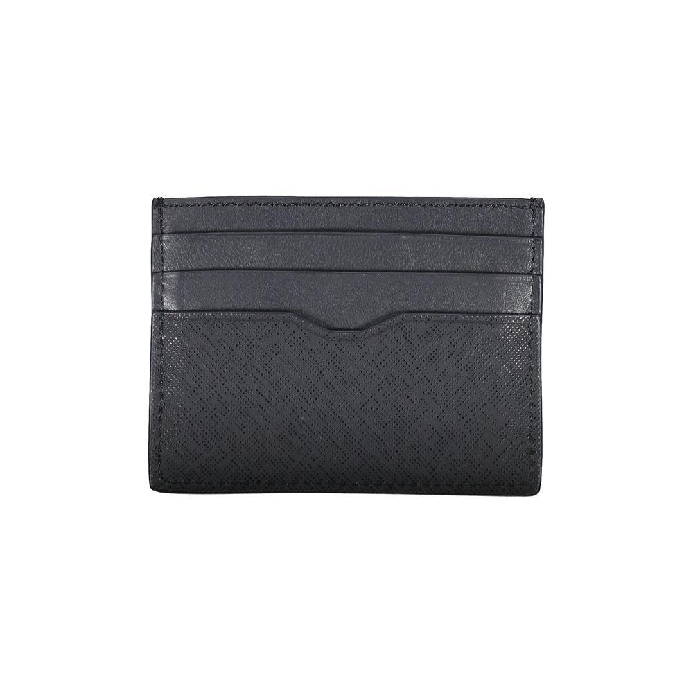 Tommy Hilfiger Blue Leather Men Wallet TO-25972