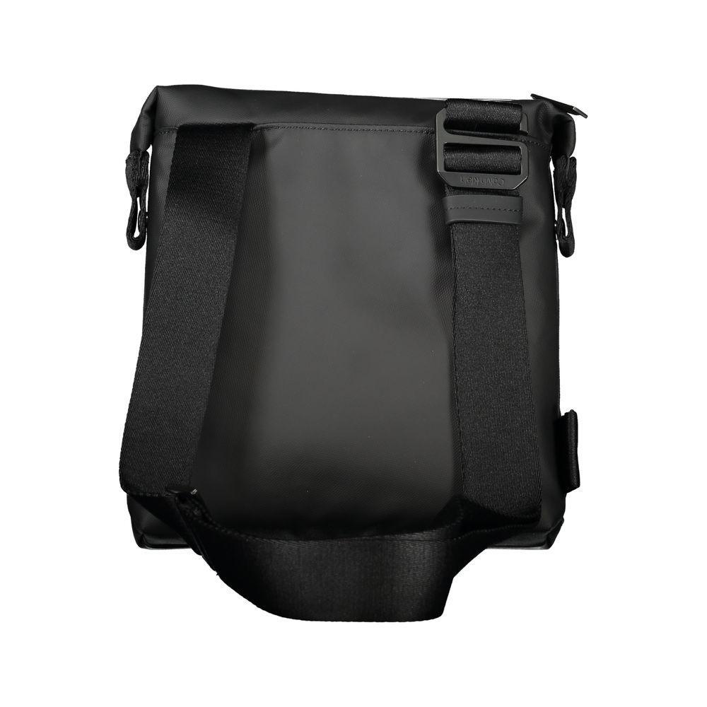Calvin Klein Elegant Black Shoulder Bag with Contrast Details CA-26035