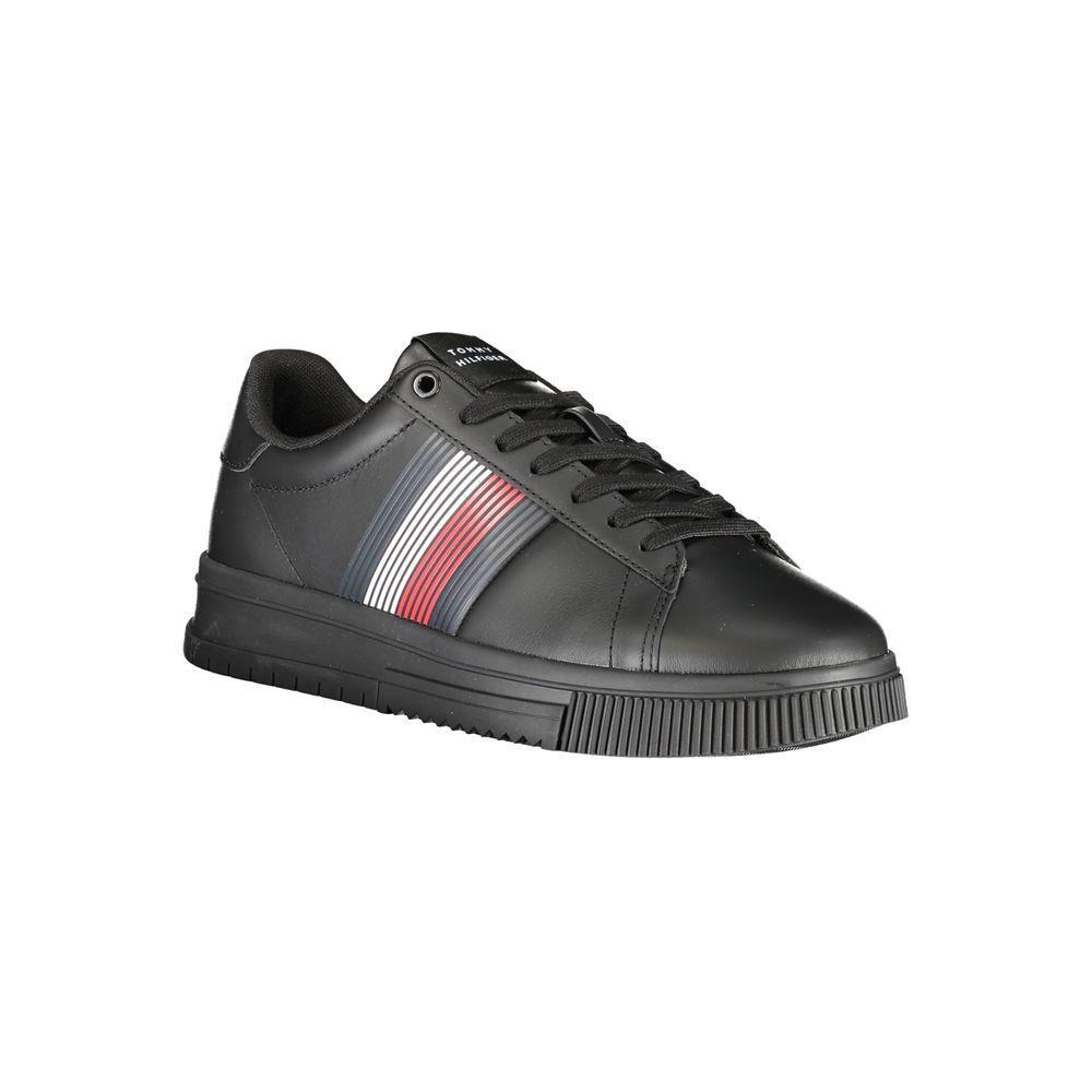 Tommy Hilfiger Black Polyester Sneaker TO-31466-EU44/US11