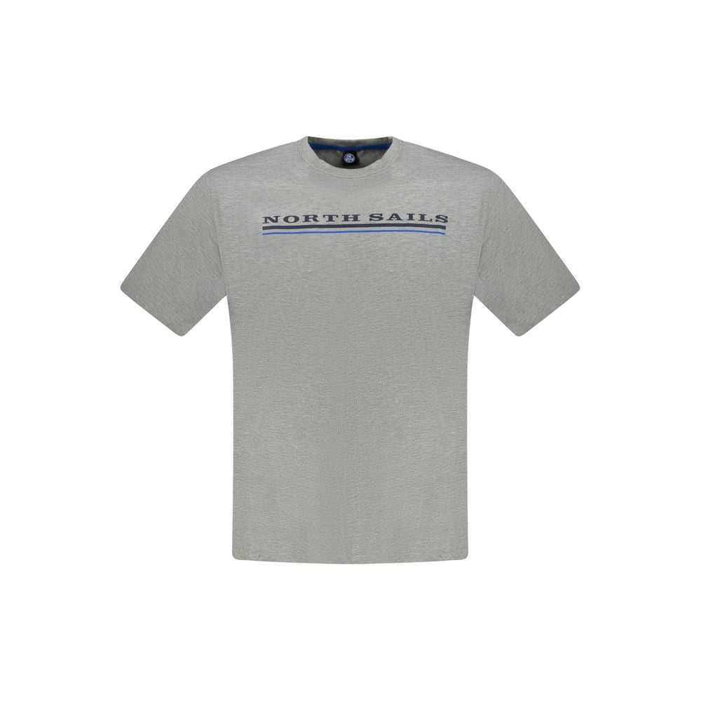 North Sails Brown Cotton Men T-Shirt NO-33750-S