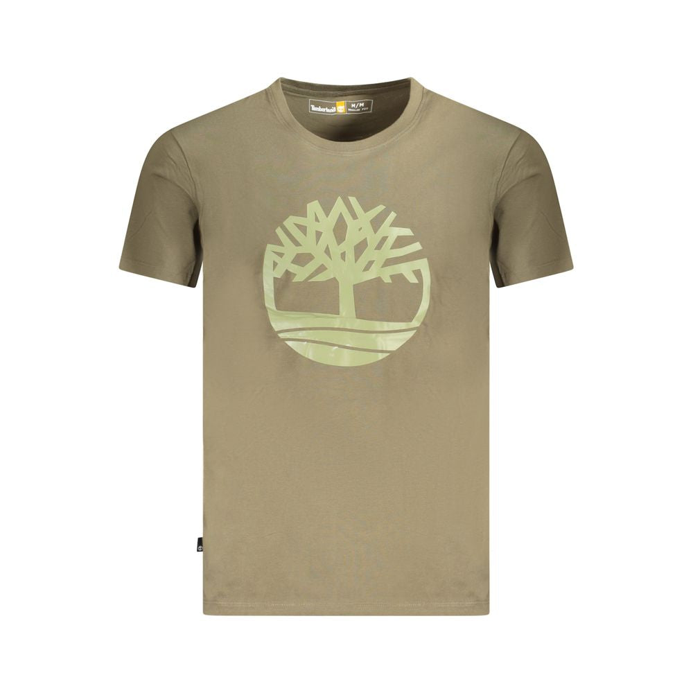 Timberland Green Cotton T-Shirt TI-35475-S