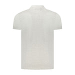 Cavalli Class Gray Cotton Polo Shirt CA-38695-M