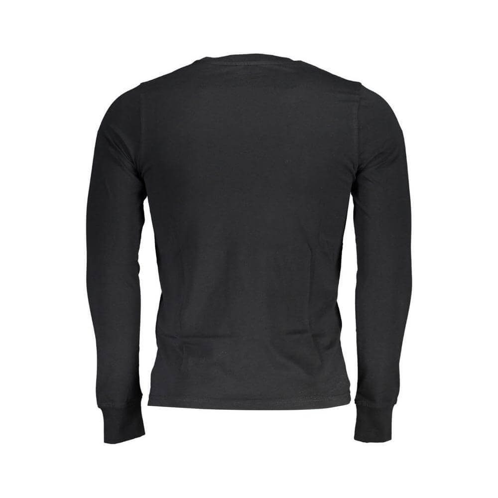 K-WAY Black Cotton Men T-Shirt KW-38051-XXL