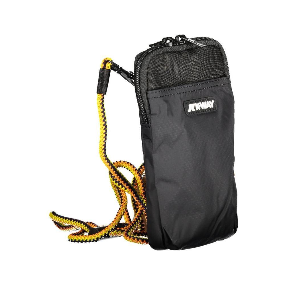 K-WAY Black Polyester Shoulder Bag KW-30365