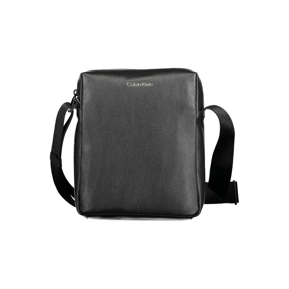 Calvin Klein Black Polyester Men Shoulder Bag CA-38147