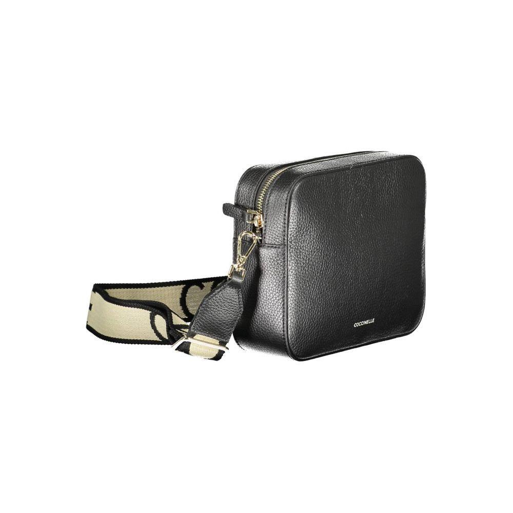 Coccinelle Black Leather Women Handbag CO-15730