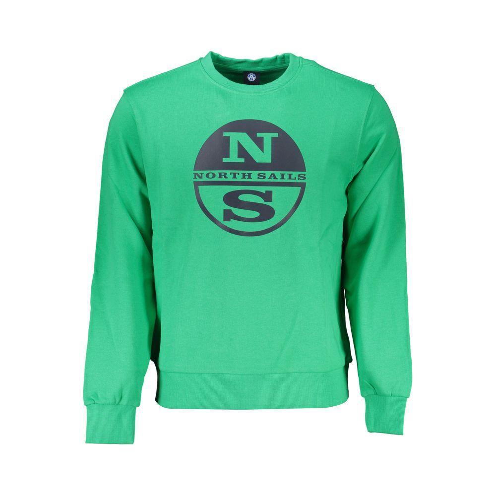 North Sails Green Cotton Sweater NO-27270-M