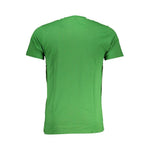 Cavalli Class Green Cotton T-Shirt CA-28600-L