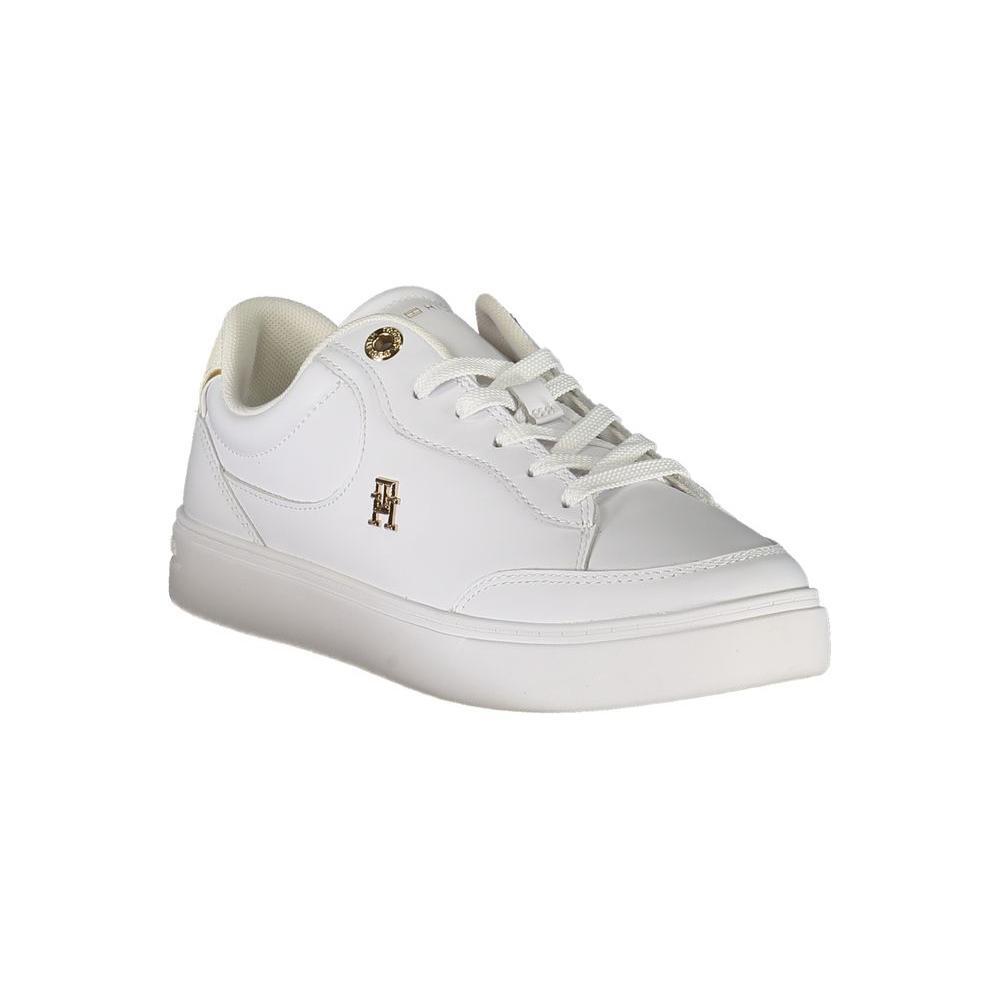 Tommy Hilfiger White Leather Women Sneaker TO-36772-EU39/US9