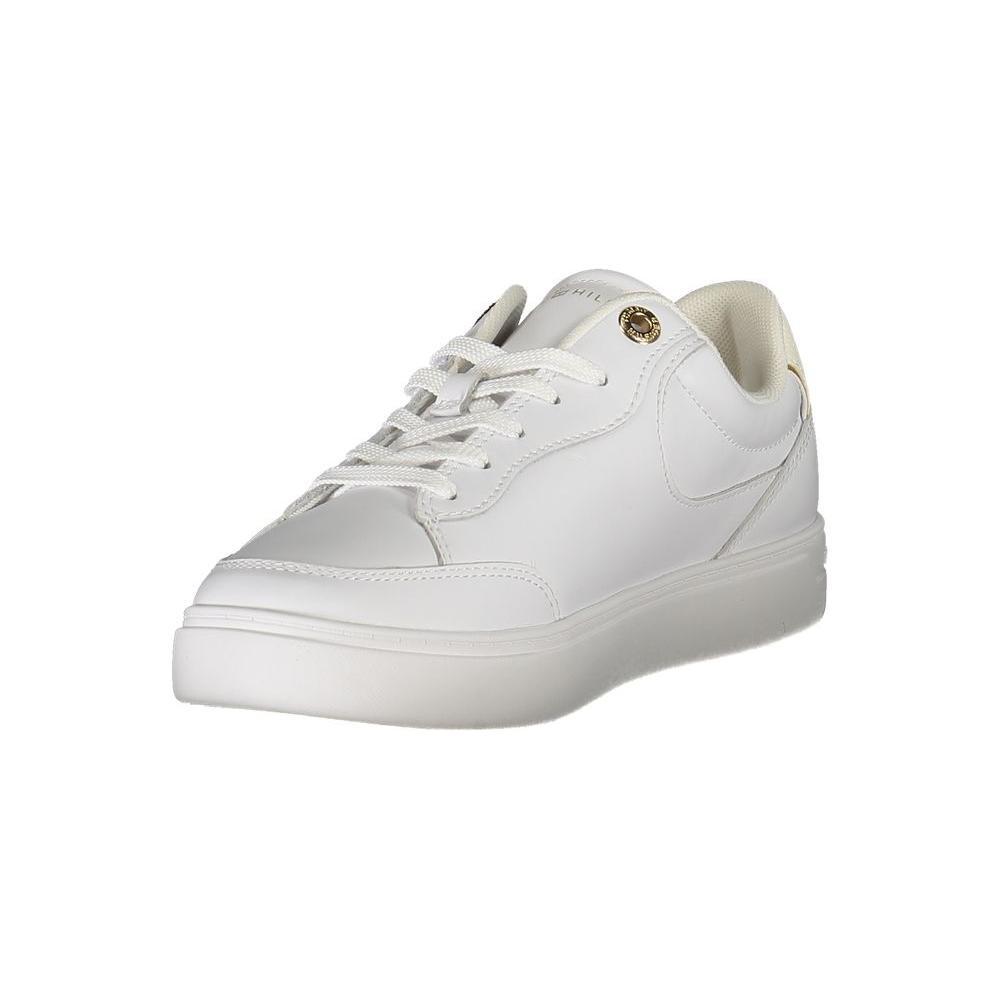 Tommy Hilfiger White Leather Women Sneaker TO-36772-EU39/US9