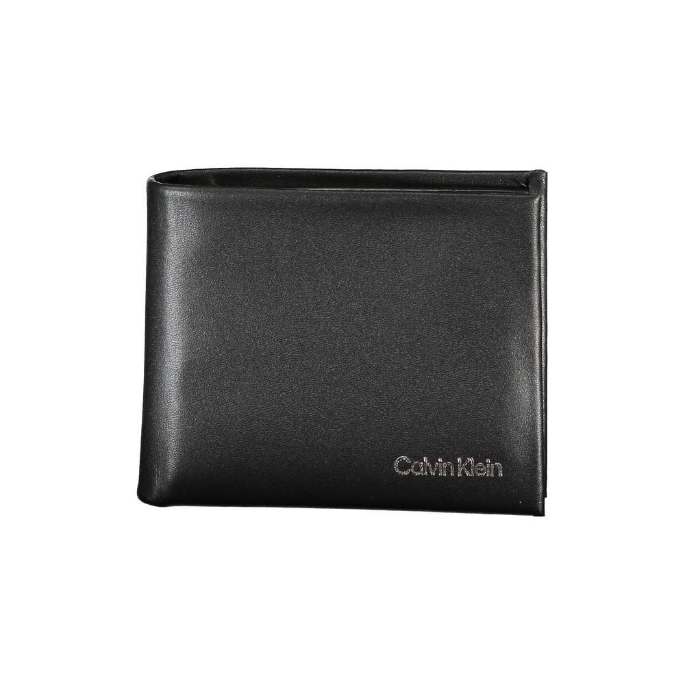 Calvin Klein Black Polyester Men Wallet CA-36905