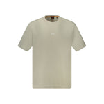 Hugo Boss Beige Cotton T-Shirt BO-33110-M