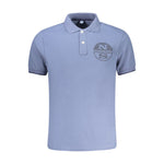 North Sails Blue Cotton Men Polo Shirt NO-35322-S