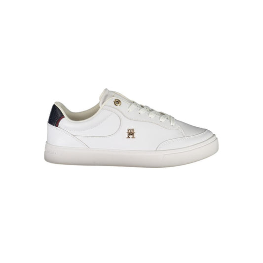 Tommy Hilfiger White Leather Women Sneaker