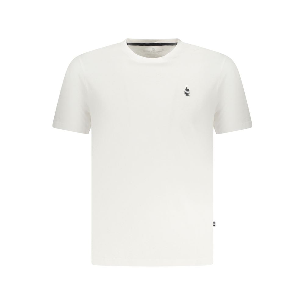Marina Yachting White Cotton Men T-Shirt MA-38548-XXL