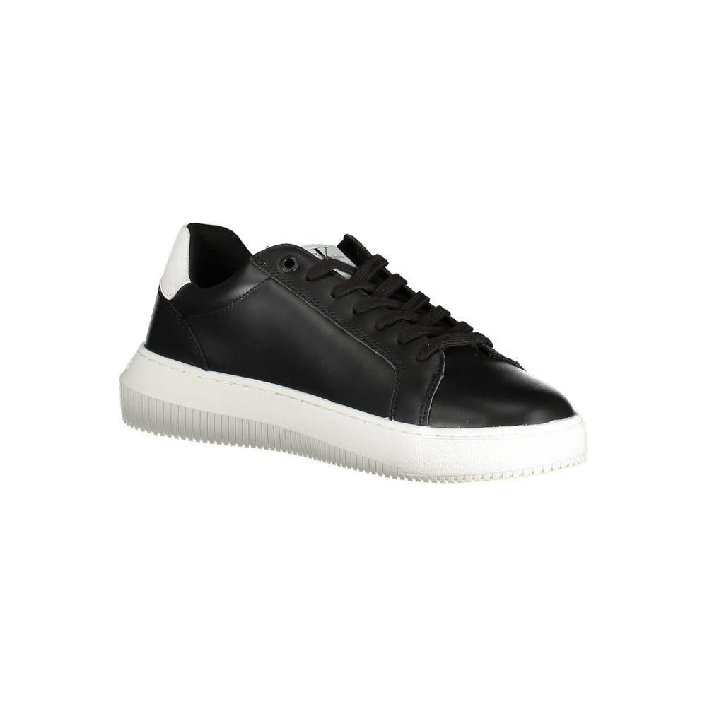 Calvin Klein Sleek Black Lace-Up Sports Sneakers CA-26399-EU40/US7