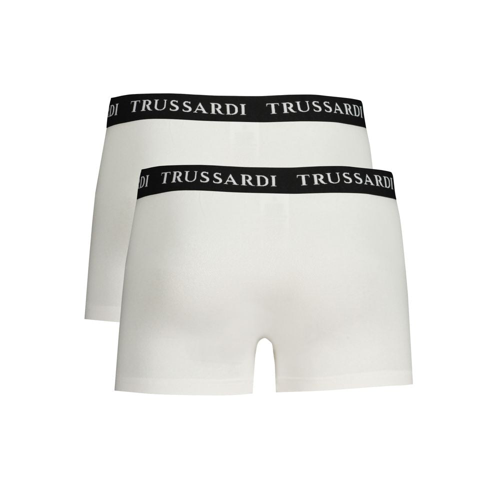 Trussardi White Cotton Underwear TR-31031-L