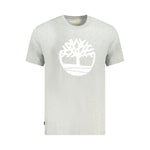 Timberland Brown Cotton Men T-Shirt TI-35445-S