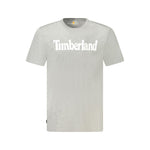 Timberland Gray Cotton Men T-Shirt TI-35504-S