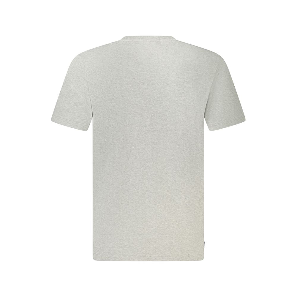 Timberland Gray Cotton Men T-Shirt TI-35504-S
