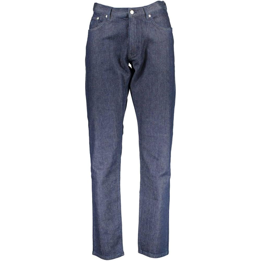 Gant Blue Cotton Men Jeans GA-3249-W35 | L34
