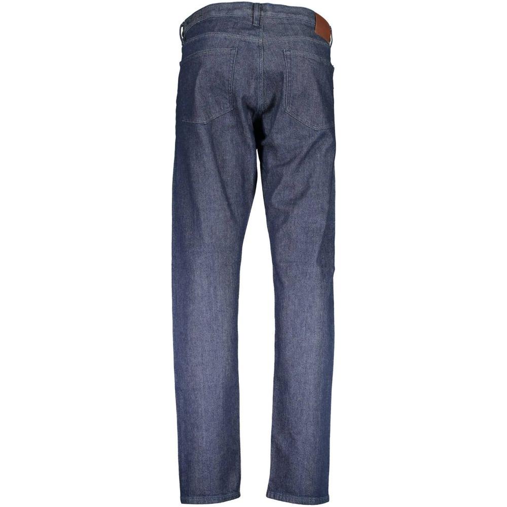 Gant Blue Cotton Men Jeans GA-3249-W35 | L34