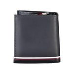 Tommy Hilfiger Blue Leather Men Wallet TO-22086