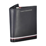 Tommy Hilfiger Blue Leather Men Wallet TO-22086