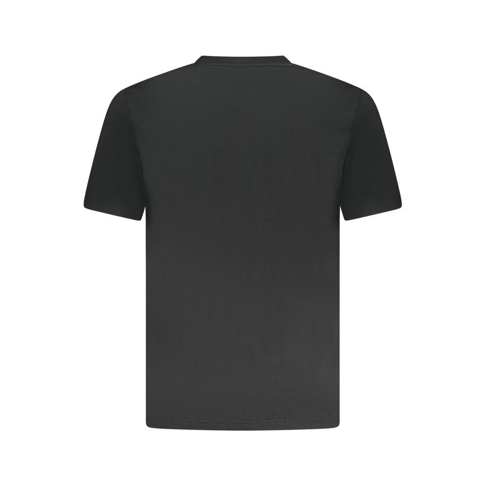 Converse Black Cotton Men T-Shirt CO-38356-S