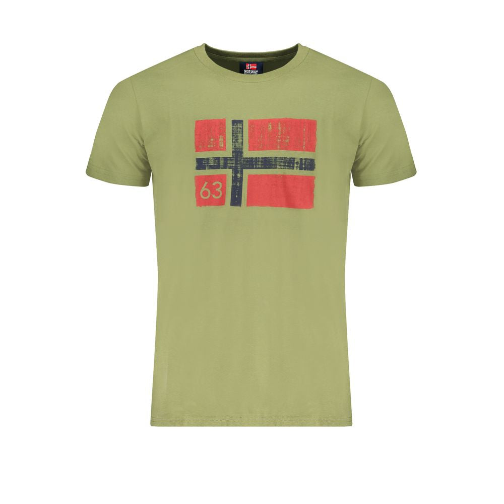 Norway 1963 Green Cotton T-Shirt NO-29191-M