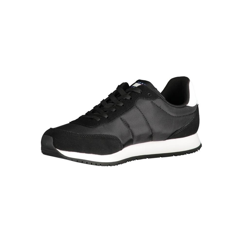 Tommy Hilfiger Black Polyester Sneaker TO-31270-EU40/US7