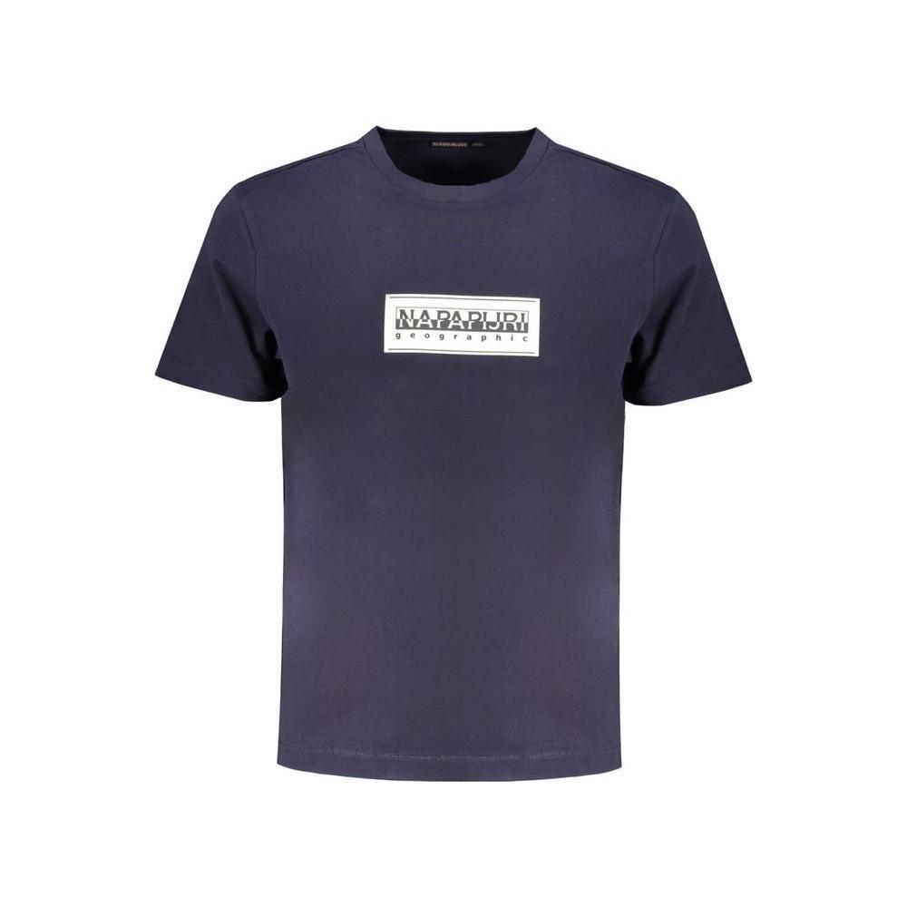 Napapijri Blue Cotton T-Shirt NA-31616-S