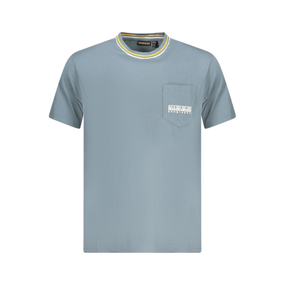 Napapijri Brown Cotton Men T-Shirt NA-35909-S