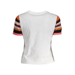 Desigual White Cotton Women Top DE-37349-XL